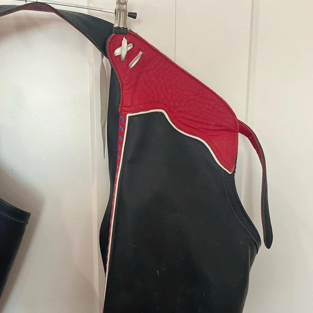 Custom Dave Thornbury Chaps, women’s riding, Geannie - Picture 6 of 13